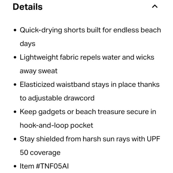 The North Face Class V Water Shorts girl - Picture 9 of 10